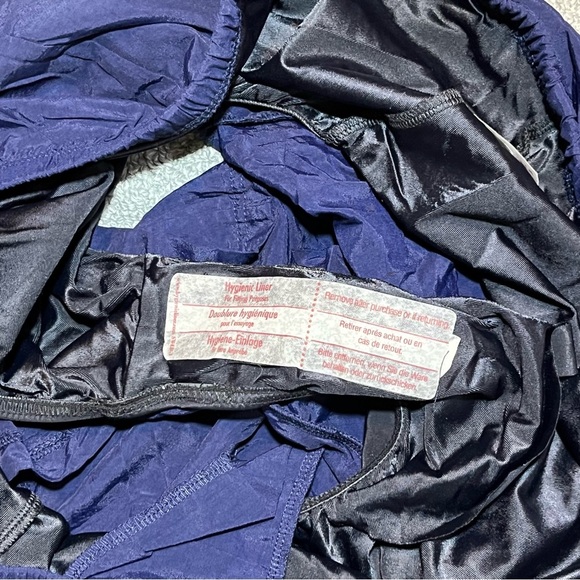 Vintage Lands End Swimsuit Shorts Bottoms Womens Plus Size 26W Blue Lined - Picture 6 of 7